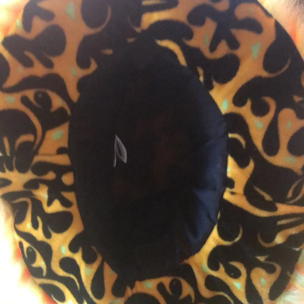 Hat Halloween Costume Dress-up Mardi Gras Yellow Adult Cosplay Boater Bucket - Picture 9 of 9